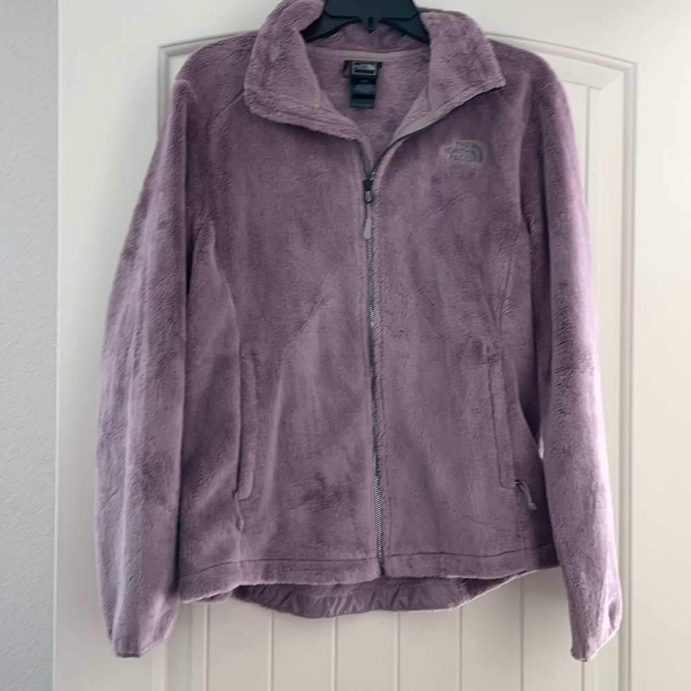North face lavender zip fleece